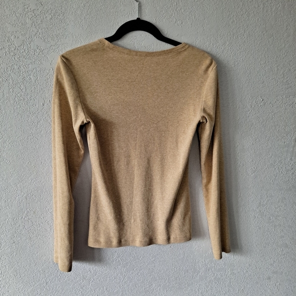 Light Brown Tommy Hilfiger Long Sleeve Shirt - Picture 5 of 5